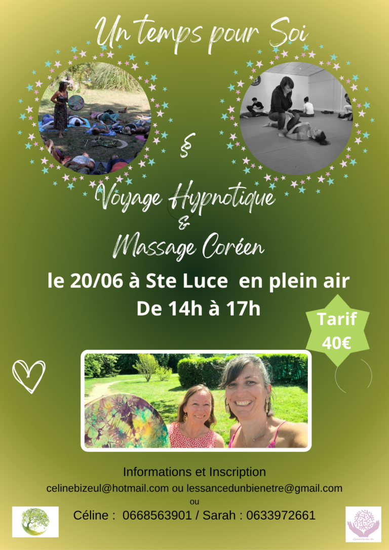 Voyage intérieur sous hypnose - tambour Chamanique - Massage Coréen - Relaxation guidée