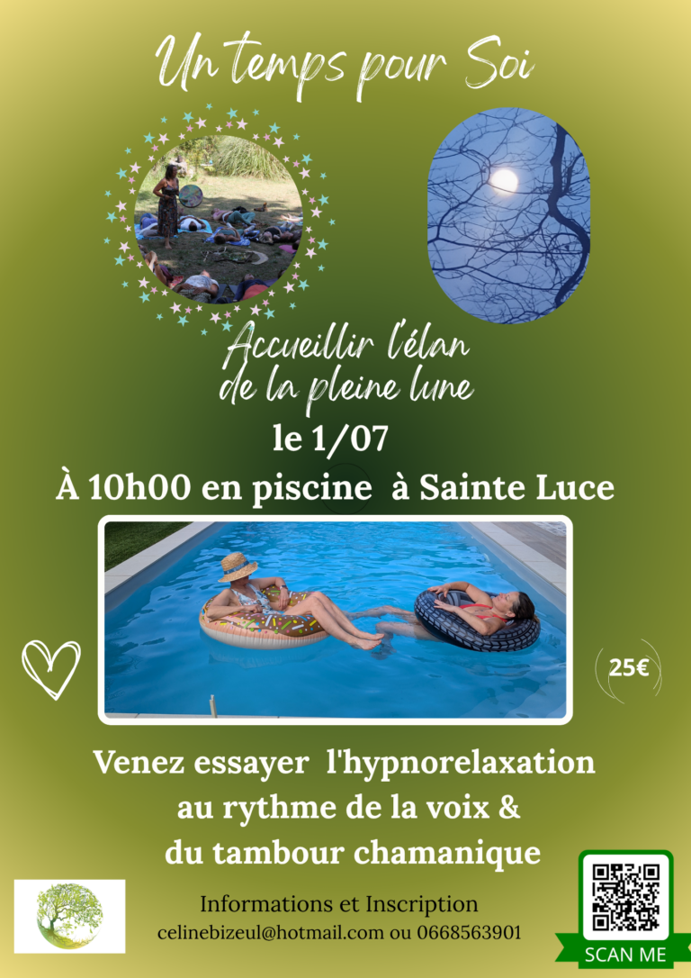 Hypno-Relaxation - Un temps pour Soi - Ateliers chaque semaine de septembre à juin